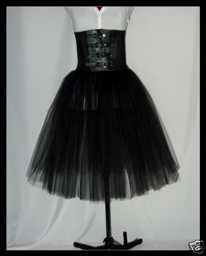 ROMANTIC DIVA TUTU Blk 26 long osfm teen lds 6 10 NWT  