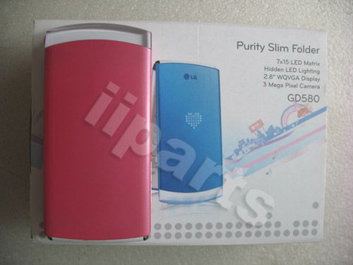 New LG GD580 Lollipop 3.2MP Music 3G Phone Unlocked Pink/U  