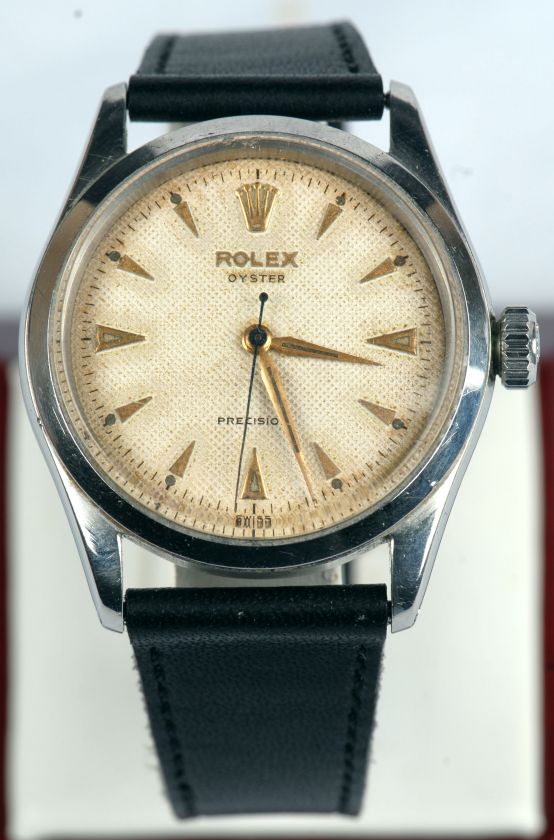 Vintage 1950s Rolex Oyster 6282 Stainless Steel Mens Wrist Watch 
