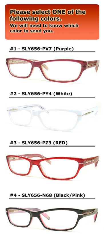 EyezoneCo] DESIGNER Eyeglasses Reading Glasses SLY656  