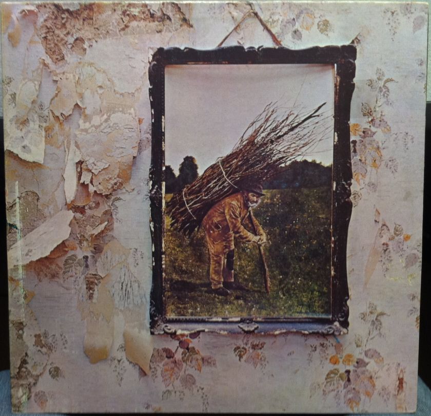 LED ZEPPELIN iv 4 zoso LP German ATL 50008 VG 1971  