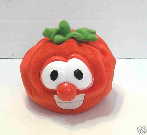 Veggie Tales Bob the Tomato Bean plush doll  