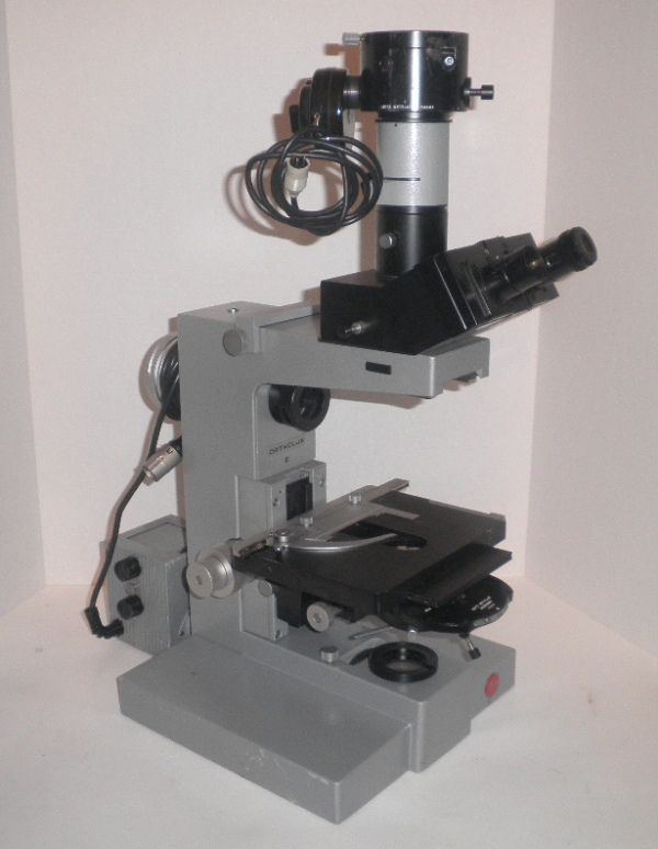 LEITZ WETZLAR ORTHOLUX II / 2 TRINOCULAR MICROSCOPE  