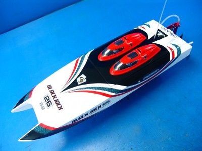 Pro Boat Blackjack 26 SS Nitro Catamaran 2.4 2.4GHz R/C RC PRB2800S 