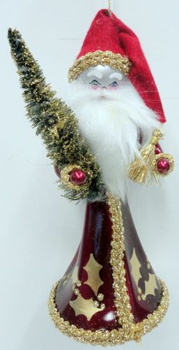 DE CARLINI Snow Princess ORNAMENT Italian V3121ME  