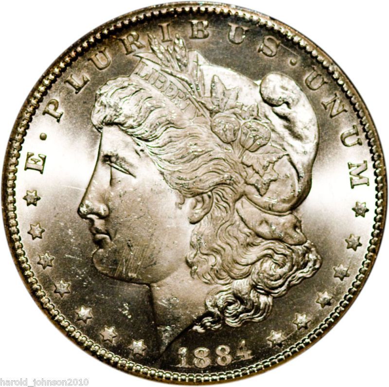 1884 CC $1 Silver Morgan Dollar MS 65 PCGS Certified  