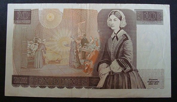 GREAT BRITAIN/UK 10 POUNDS NOTE QUEEN ELIZABETH  