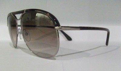 TOM FORD RUSSELL TF235 10F SUNGLASSES Silver/Tortoise Brown Gradient 