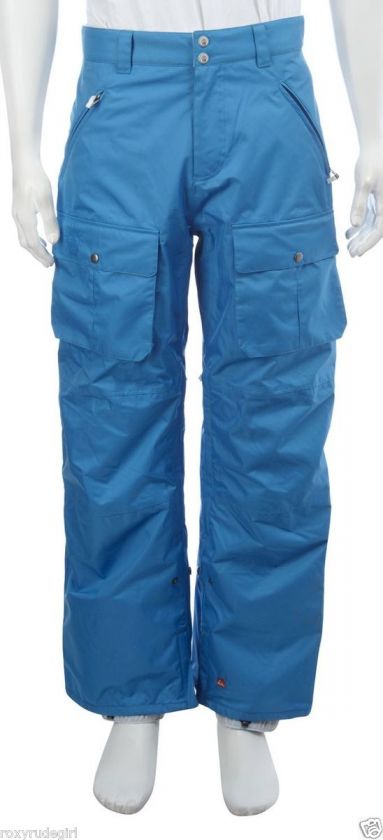 QUIKSILVER 10K Mathieu Crepel Snowboard Ski Pants Trousers Pantalones 