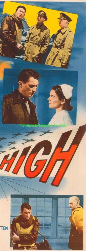 TWELVE OCLOCK HIGH MOVIE POSTER HALF SHT GREGORY PECK  