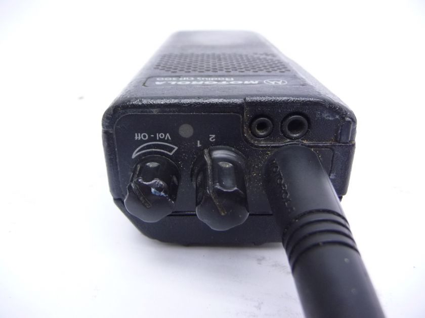 MOTOROLA RADIUS GP 300 GP300 2 CH VHF TWO WAY RADIO WALKIE TALKIE 