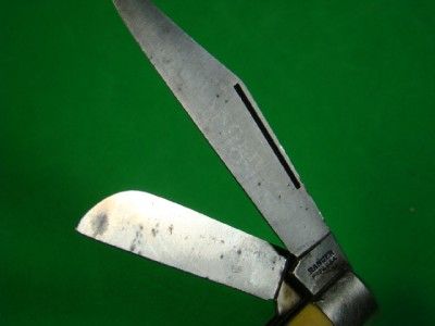   Ranger 3 Bld Yellow Comp Hdl Stockman Folding Pocket Knife 1411 8 MJB