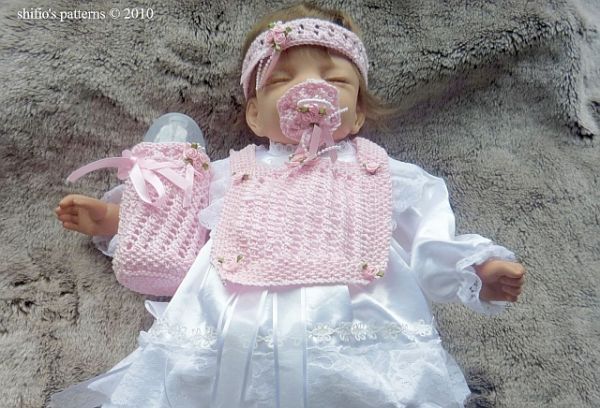 KNITTING PATTERN REBORN PACIFIER DUMMY FAKE BABY #145  