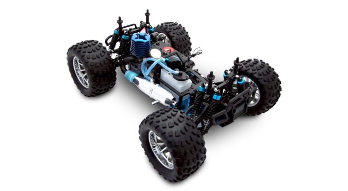 Volcano S30 Nitro Gas 4wd Off Road 2.4Ghz RC Truck w/ STARTER FUEL 