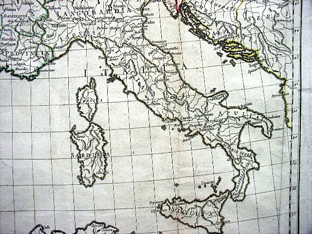 1771 EUROPE * DANVILLE 20 x 19 (51x48cm) ORIGINAL  