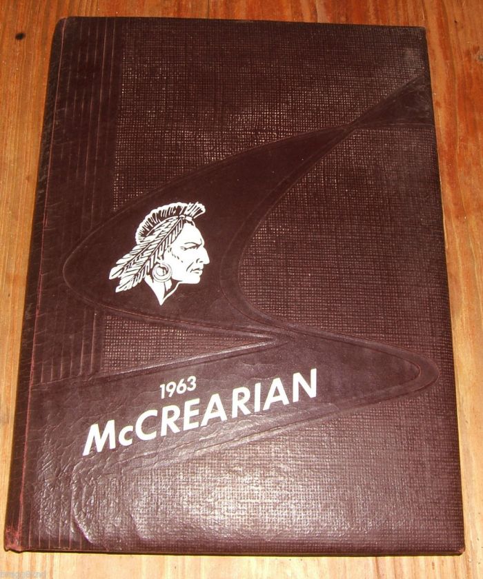 1963 McCREARY COUNTY HIGH SCHOOL Stearns Ky Kentucky YEARBOOK  