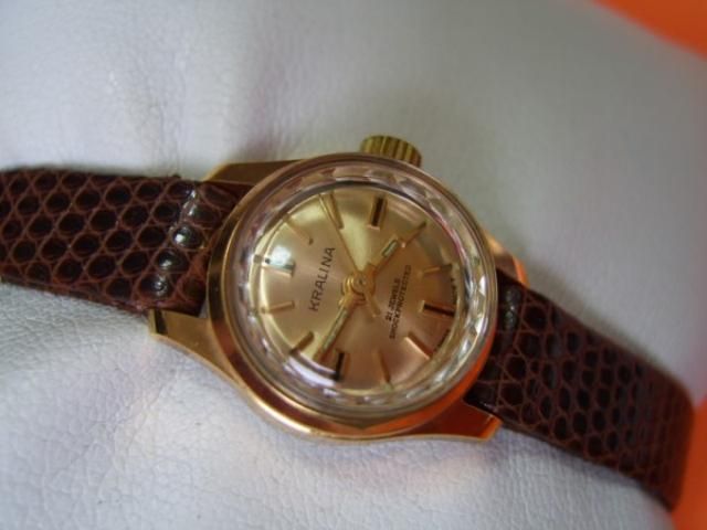 VINTAGE NOS 70S KRALINA MANUAL 21J SWISS LADIES WATCH  