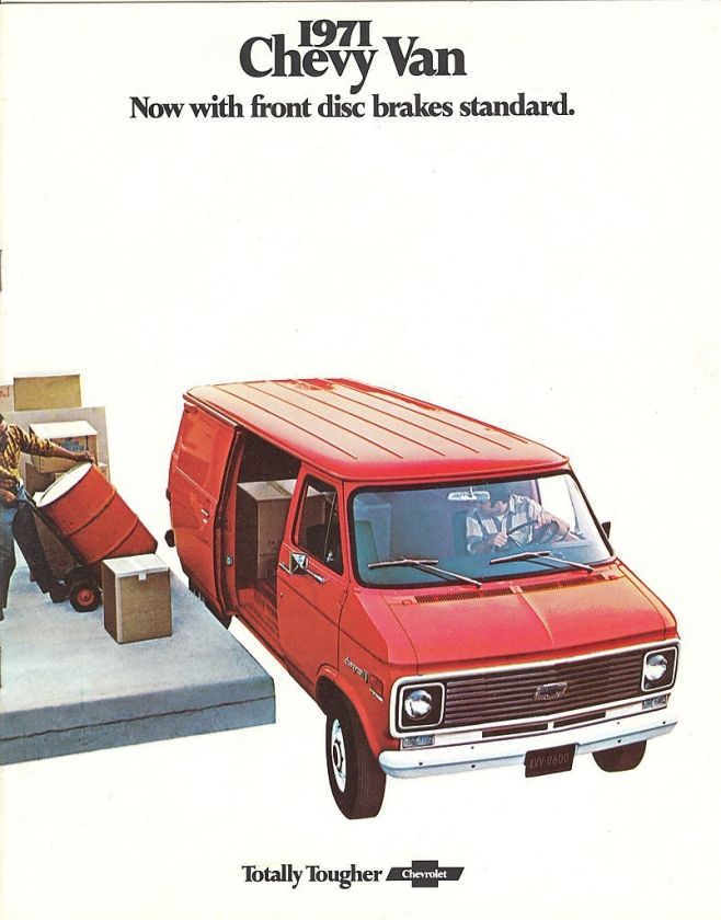 1971 Chevrolet Van Sales Brochure  