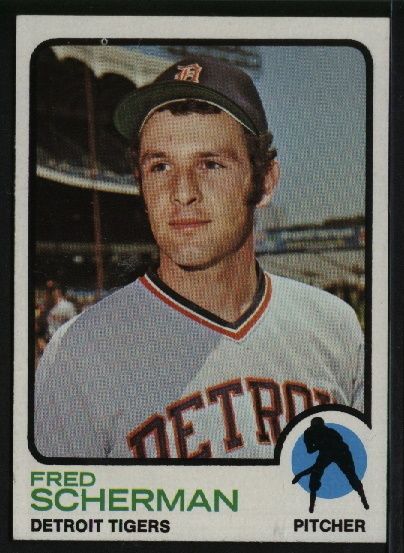 1973 Topps Set Break # 660 A7 Tigers Fred Scherman NRMT MT  