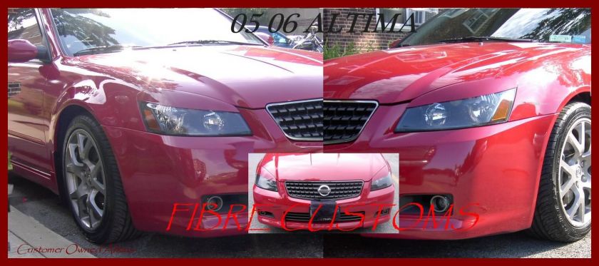 Altima Nissan Eyelids 05 06 XL 05 Headlight Grille HID  