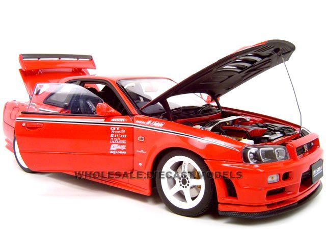 NISSAN SKYLINE NISMO R TUNE GTR R34 118 AUTOART MODEL  