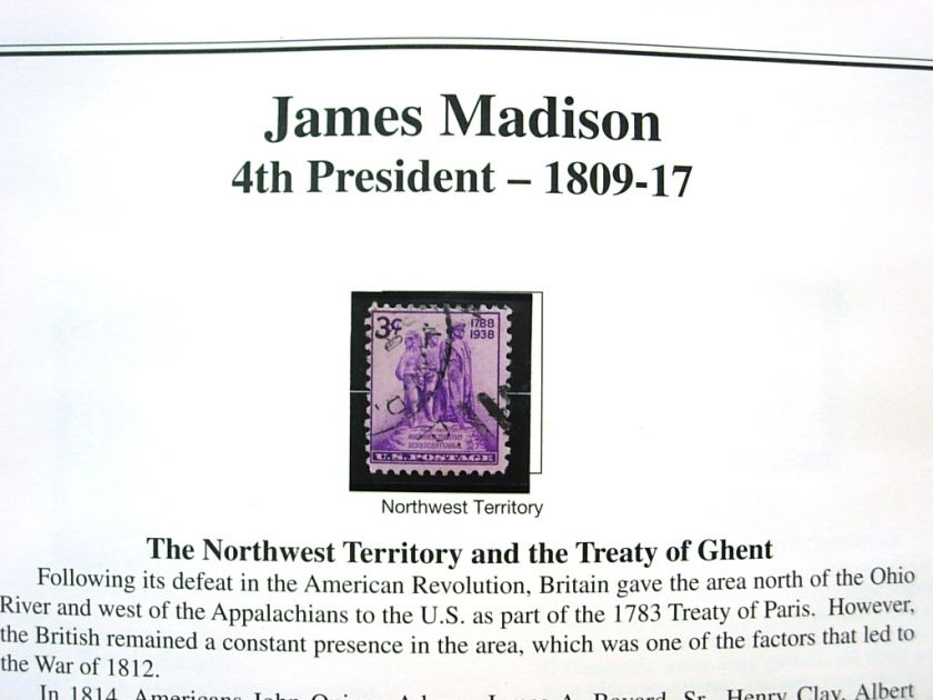 US, Heritage American Presidents Stamp Collection in Mystic albumNo 