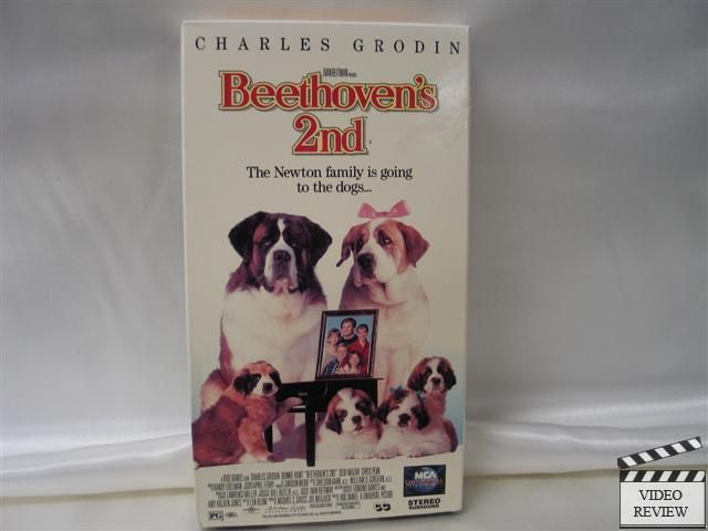 Beethovens 2nd VHS Charles Grodin, Bonnie Hunt 096898160834  