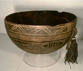 LOVELY EARLY 20th CENTURY TUAREG BOWL  NIGER  