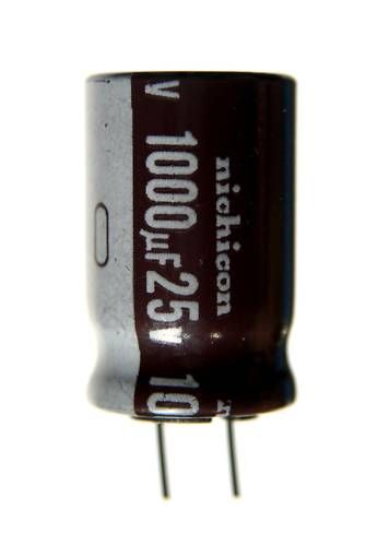 12pc Nichicon PE 1000uf 25v Electrolytic Capacitor 105C  