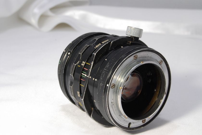 Nikon 35mm f2.8 PC Nikkor F mount Lens perspective control shift 