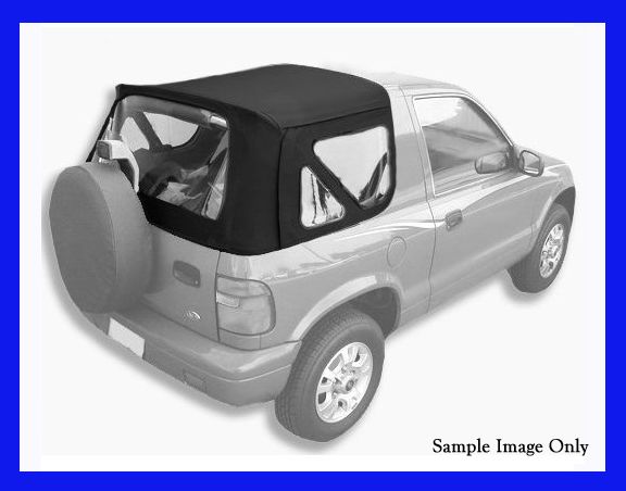 1996 02 Kia Sportage Replacement Soft Top Tinted Window  