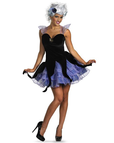 Womens Sassy Disney Ursula Costume  