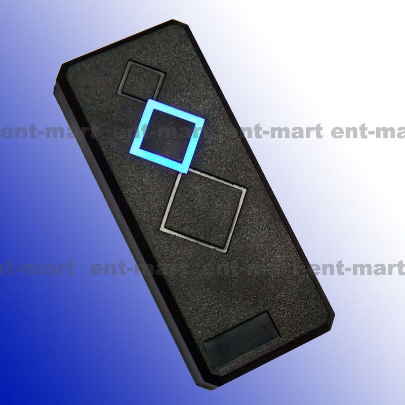 Waterproof Security Door Black ID Wiegand 26 RFID Card Reader 125KHz 