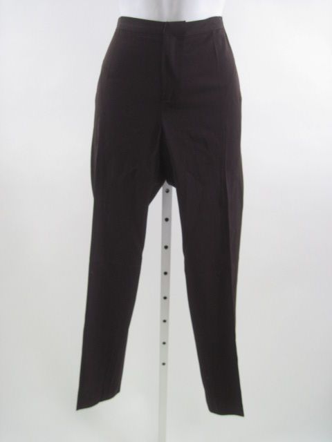 JEAN PAUL GAULTIER Brown Wool Skinny Pants Slacks Sz 10  