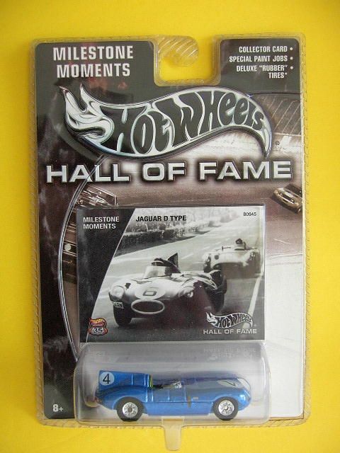 HOT WHEELS Hall of Fame Milestone Moments Jaguar D NEW 027084008319 