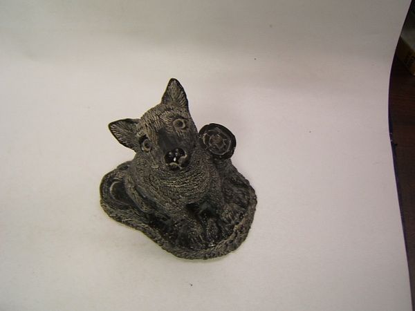 Aardvark Canada Soapstone figurine Dog Wolf 1972  