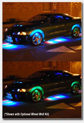 ADVANCED 3 MILLION COLOR UNDERBODY USB WIRELESS REMOTE LIGHT KIT 