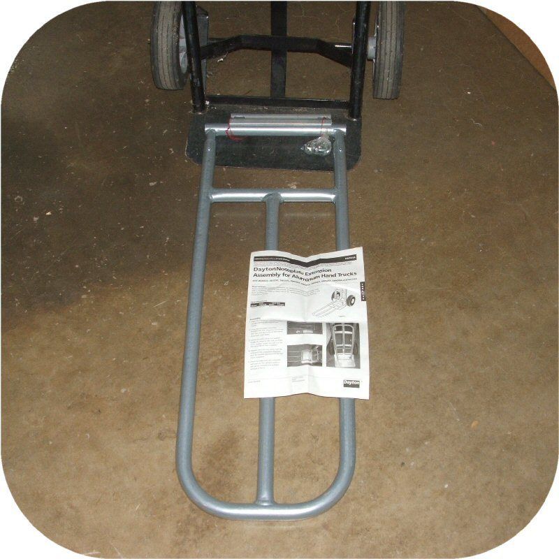 Dayton Noseplate Folding Extension Hand Truck 5W661A  