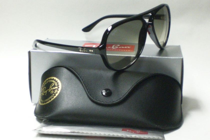 RAYBAN RB4125 RB 4125 BLACK 601/32 SUNGLASSES AUTH.  