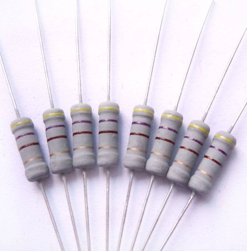 Watt 470 ohm 470R Carbon Film Resistor R 1W (10)  