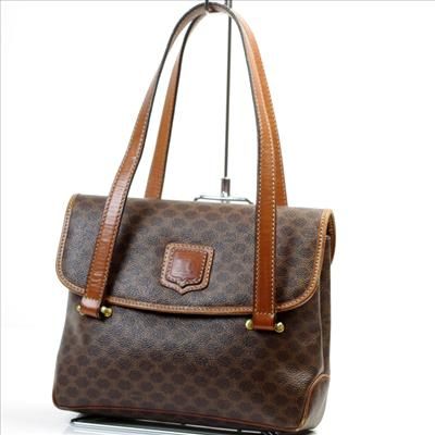 AUTHENTIC CELINE MONOGRAM CANVAS HANDBAG MADE IN ITALY 900679  