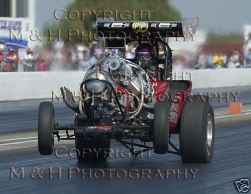 Winged Express AA Fuel Altered Mike Boyd Wheelstand  