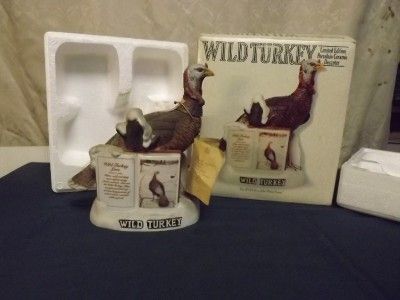 1980 WILD TURKEY PORCELAIN DECANTER BY AUSTIN NICHOLS SERIES 2 