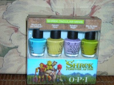 OPI NAIL POLISH ~*~SHREK TACULAR MINIS~*~  