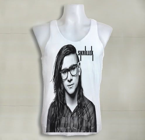   Music DJ Skrillex David Guetta Deadmau5 Unisex Vest Tank Top  