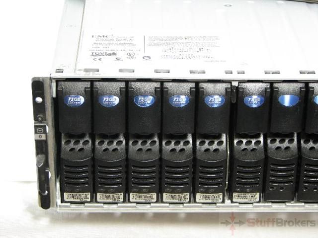 EMC CLARIION CX 2GDAE DAE DAE2 6x 73GB DISK ENCLOSURE  