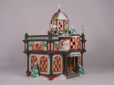 Dept 56 N.P. North Pole Town Hall Musical NIB  