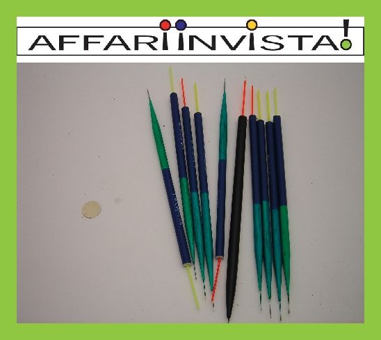 10 galleggianti fissi fly barbetta gram 1 pesca af c27  