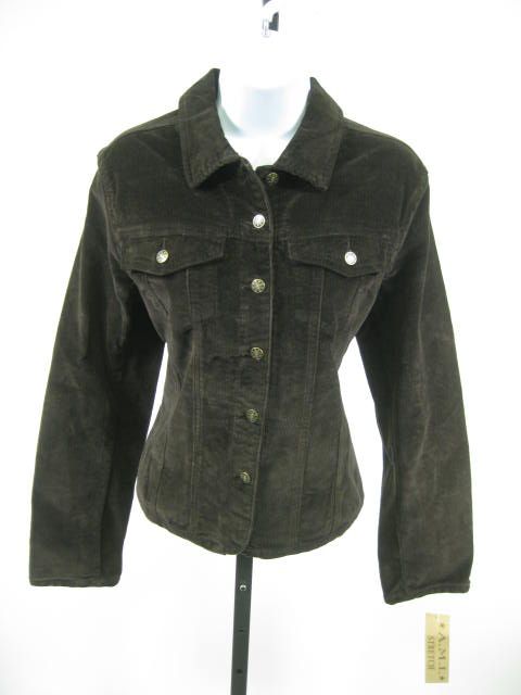 AMI Brown Cotton Corduroy Jacket Coat New w Tags Size M  