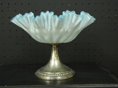 Webb Blue Satin Brides Bowl  